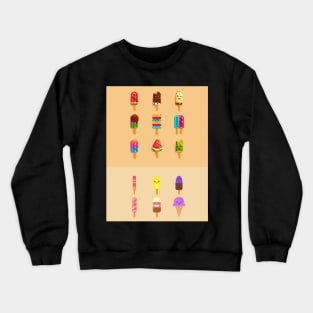 cute ice cream lovers Crewneck Sweatshirt